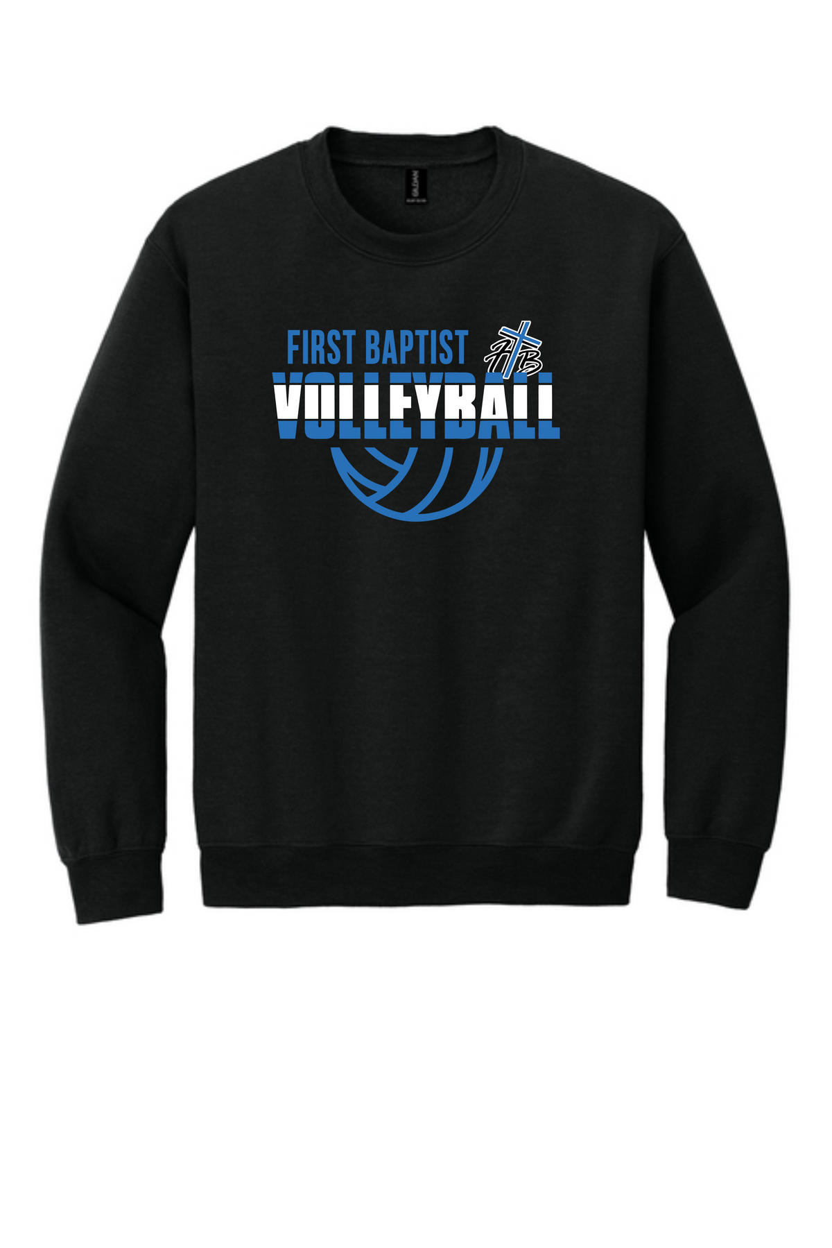 First Baptist Volleyball Crew Neck Sweatshirt