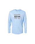 WD Nation Gildan Hooded Long Sleeve Dry Fit image 0