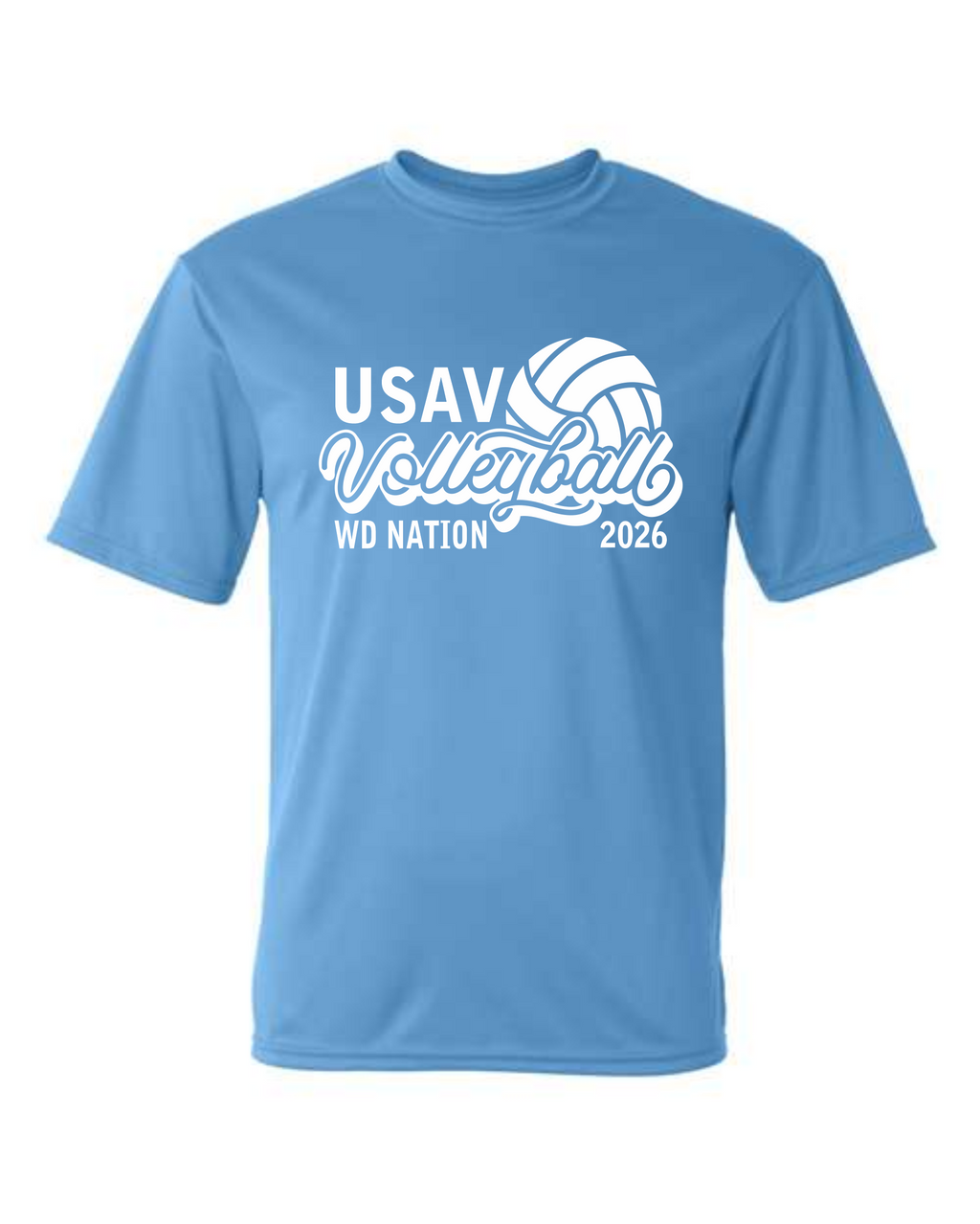 WD USAV Sport Tek dry fit short sleeve image 0