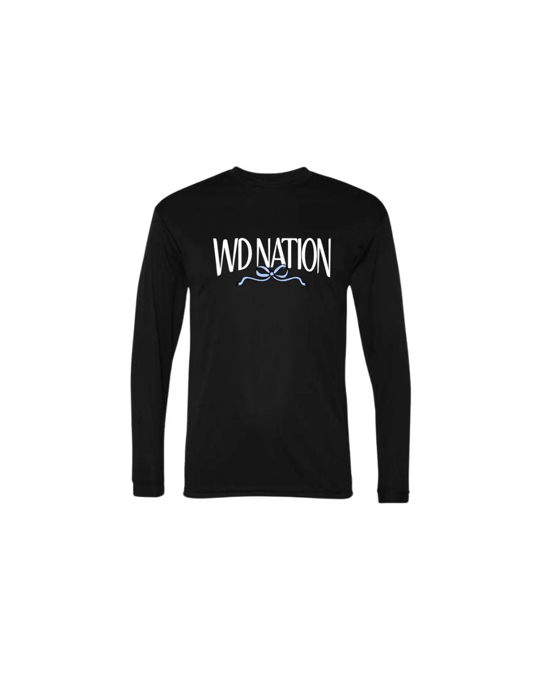 WD Nation Bow Print Sport Tek Dry Fit Long Sleeve image 2
