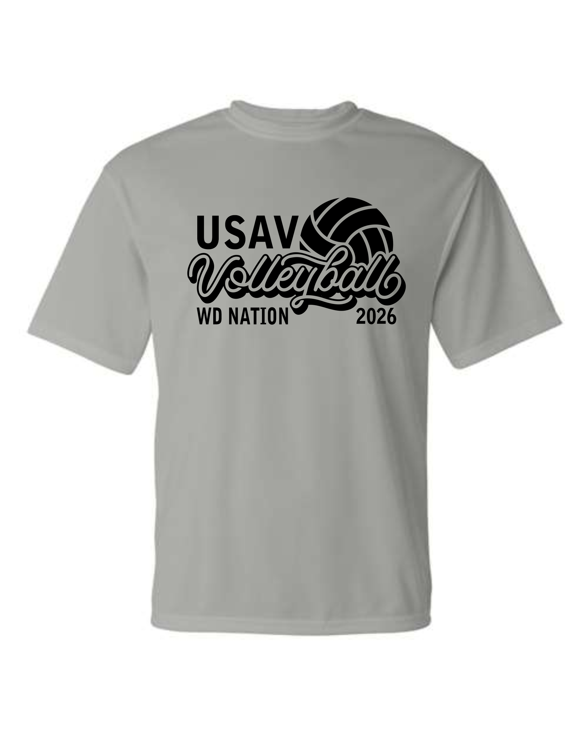 WD USAV Sport Tek dry fit short sleeve image 1
