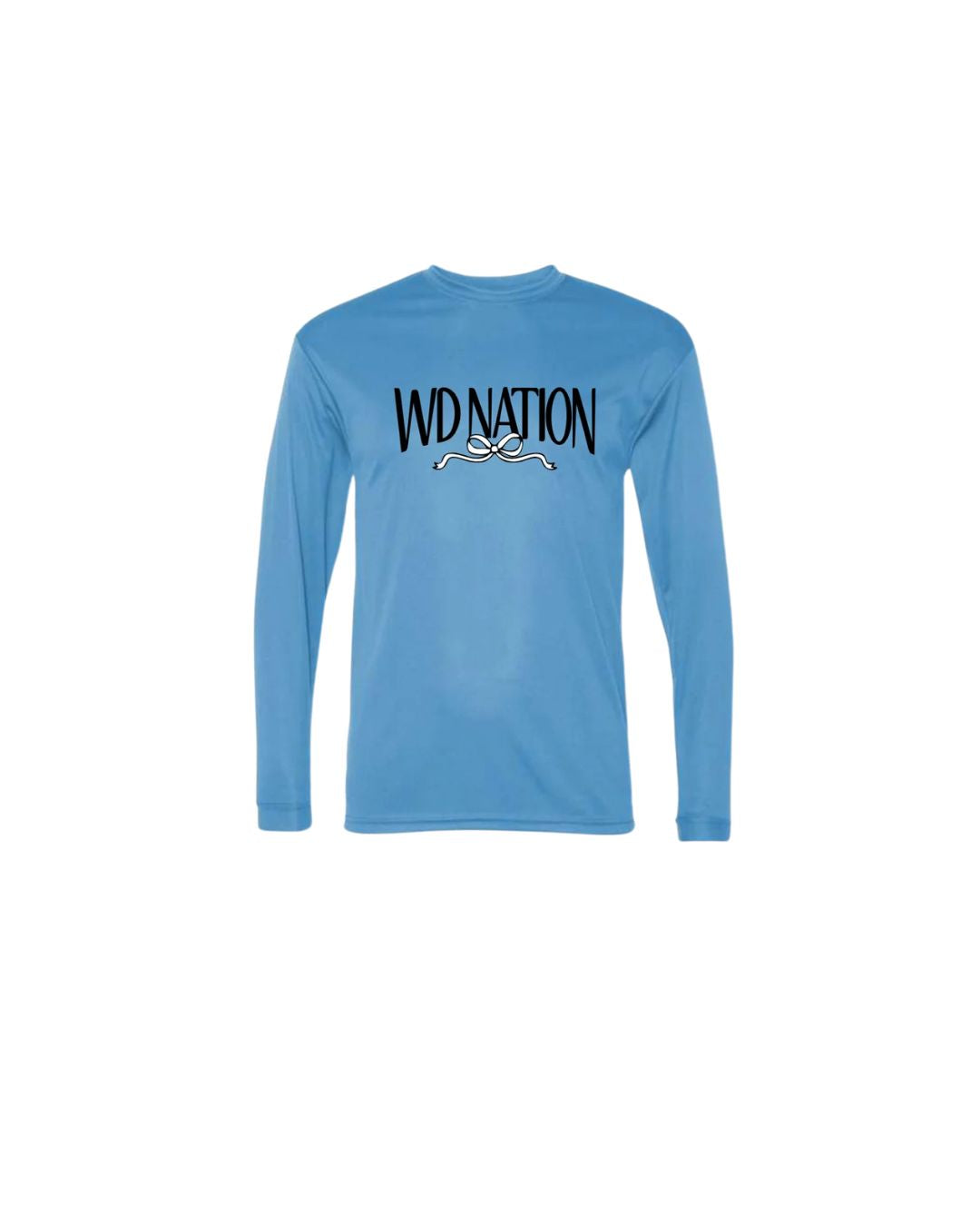 WD Nation Bow Print Sport Tek Dry Fit Long Sleeve image 0