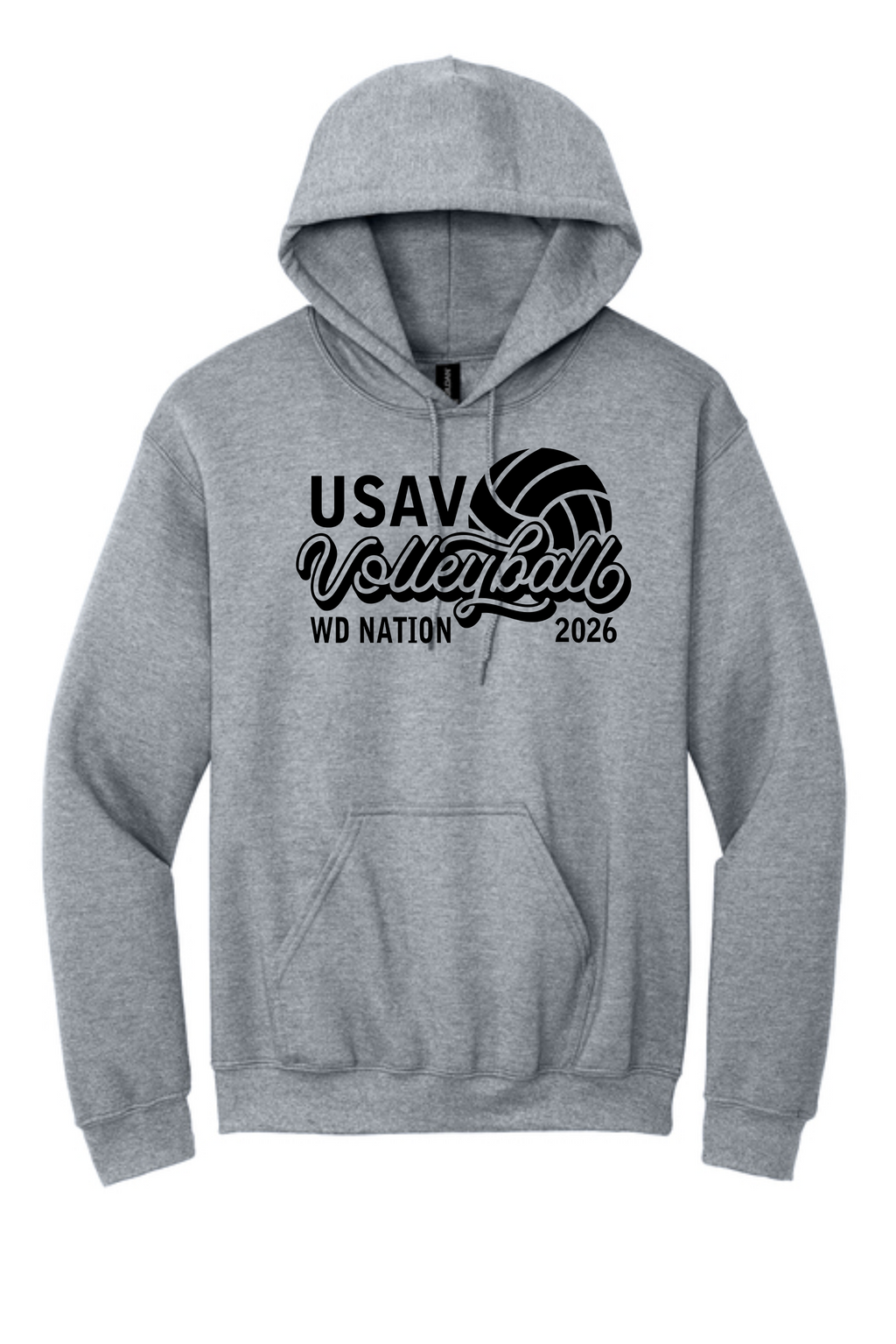 WD USAV Gildan Hoodie image 0