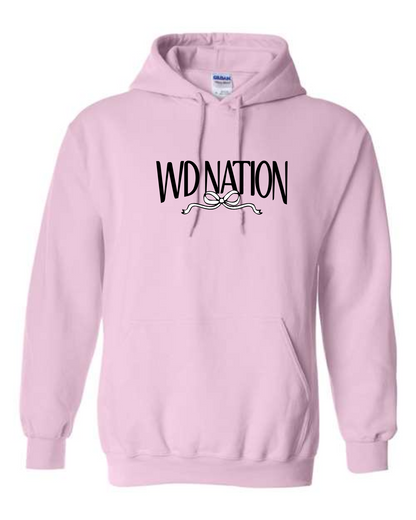 WD Nation Bow print hoodie image 4
