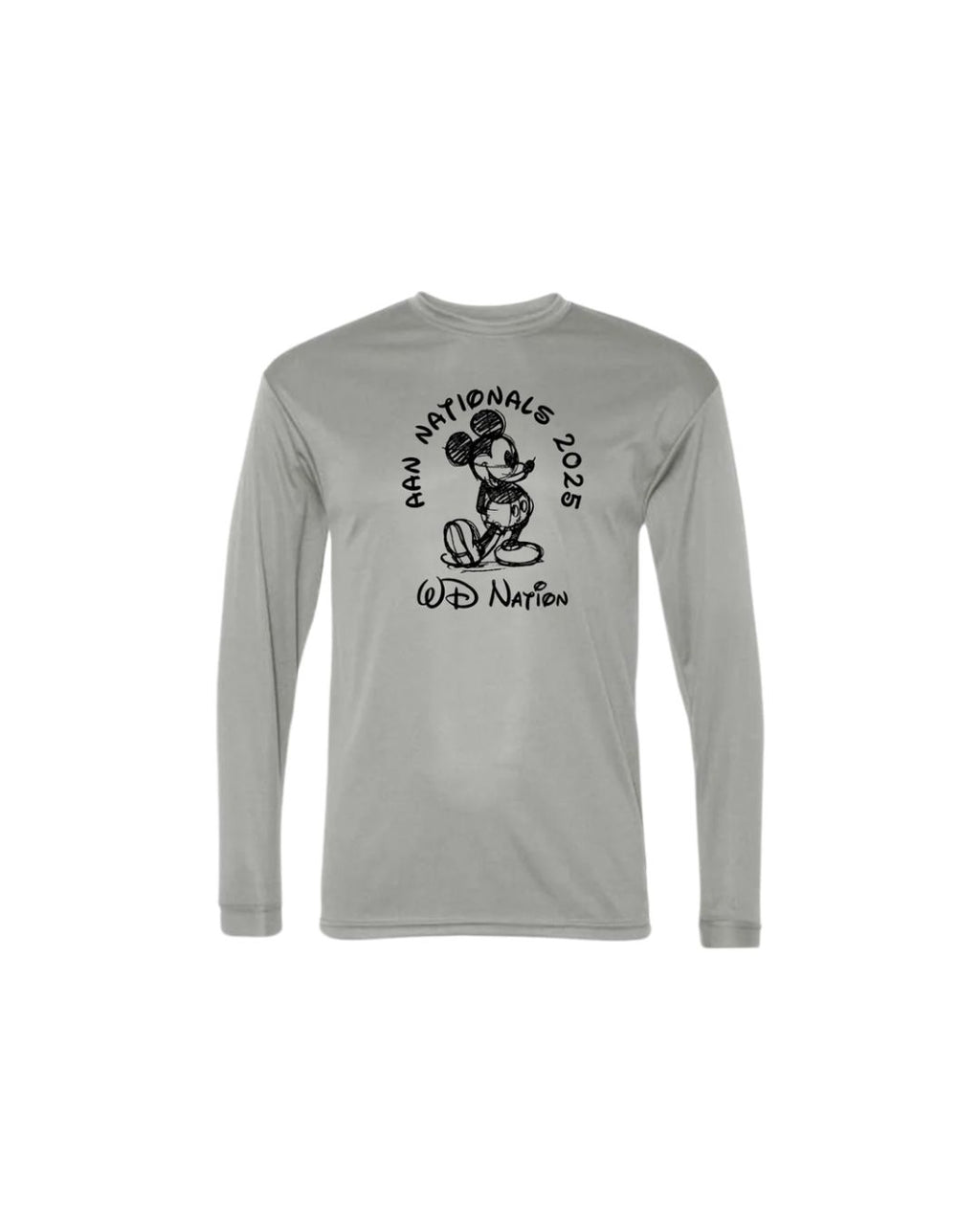 WD Nation Mickey Print C2 Dry Fit Long Sleeve image 0