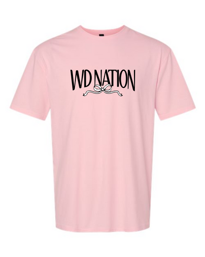 WD Nation Bow print gildan short sleeve image 1