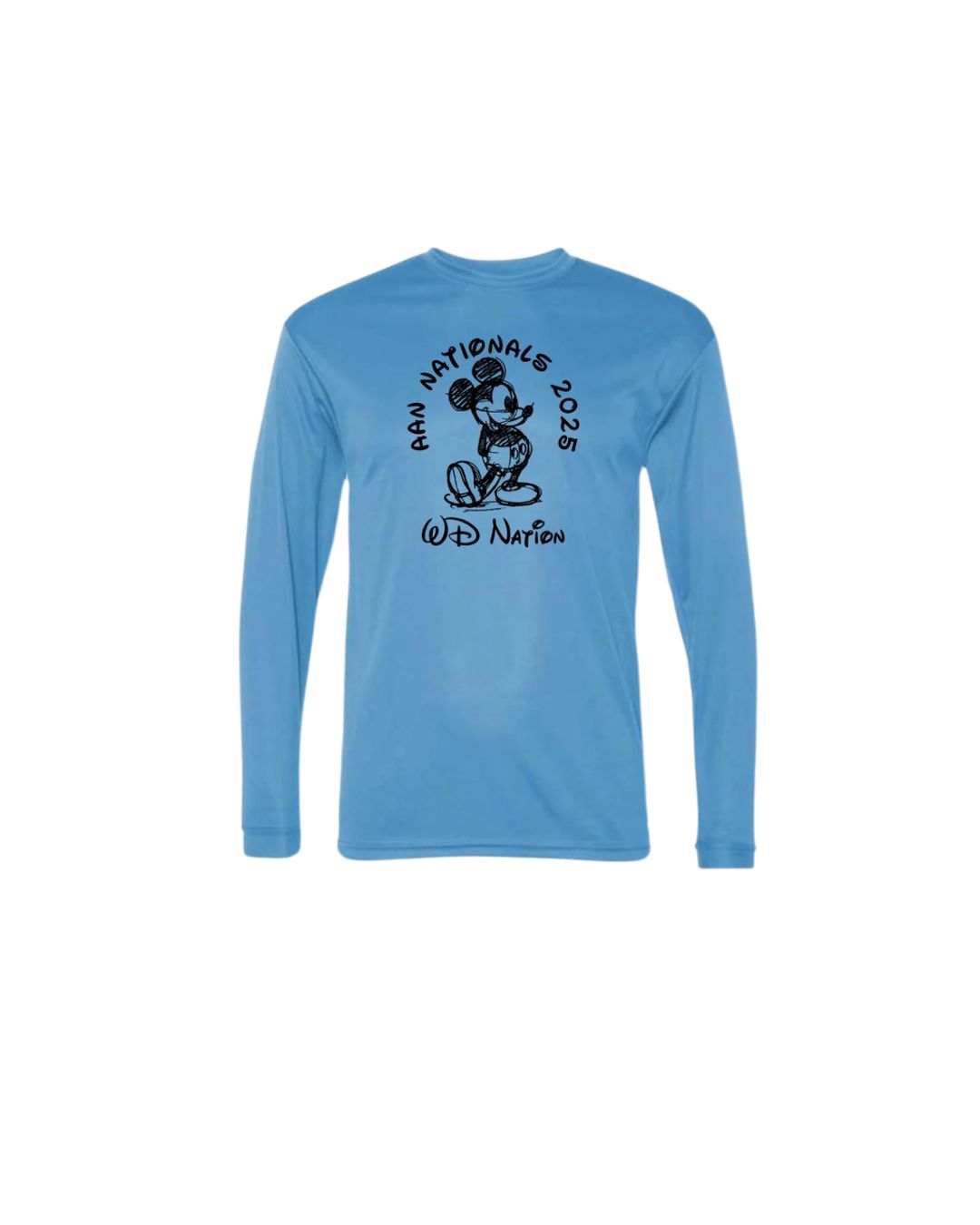 WD Nation Mickey Print C2 Dry Fit Long Sleeve image 1