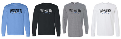 WD Nation Bow print gildan long sleeve image 0