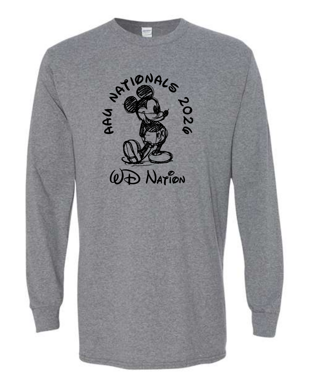 WD AAU National Gildan long sleeve image 0