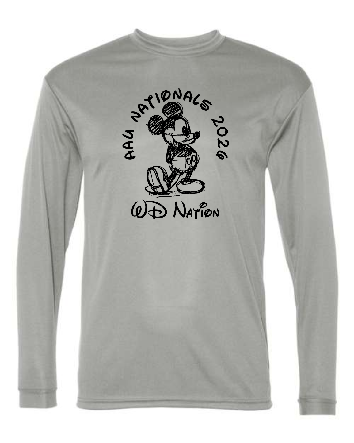WD AAU National Sport Tek dry fit long sleeve image 3