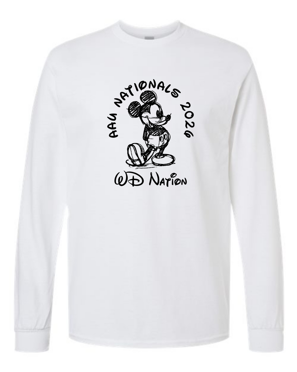 WD AAU National Gildan long sleeve image 2
