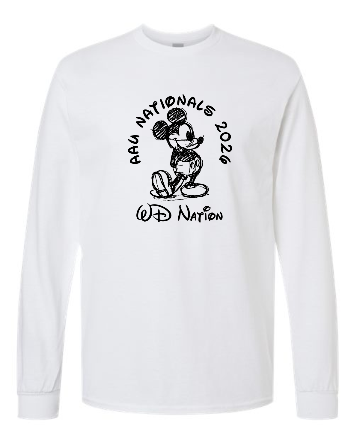 WD AAU National Gildan long sleeve image 2