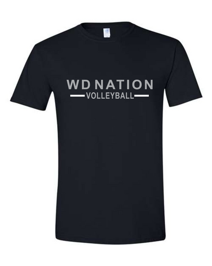 WD Nation Volleyball Sport Tek Dry Fit Short Sleeve image 3