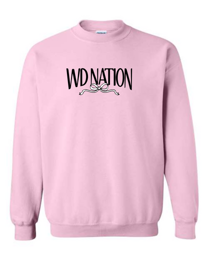 WD Nation Bow Print Sweatshirt image 4