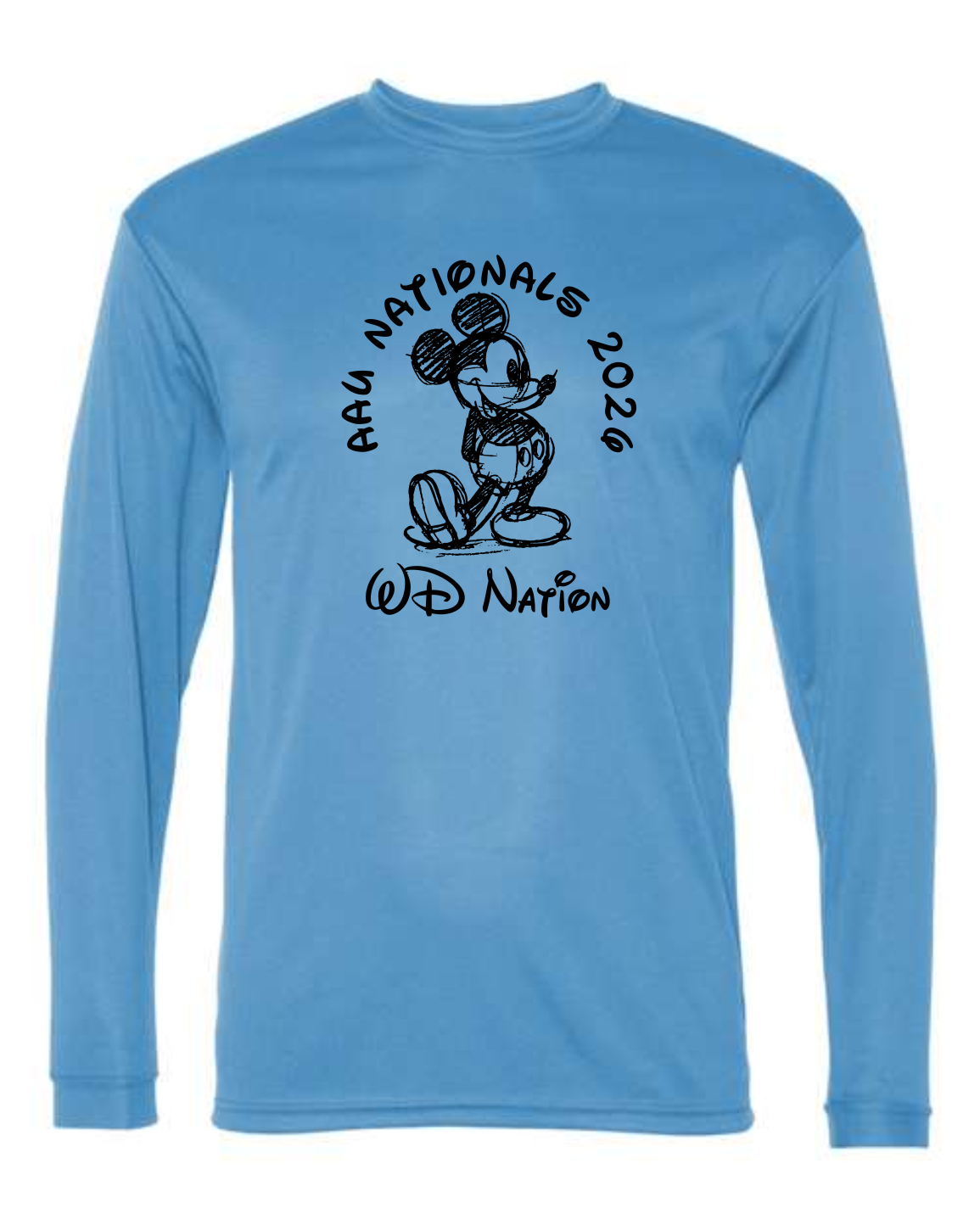 WD AAU National Sport Tek dry fit long sleeve image 0
