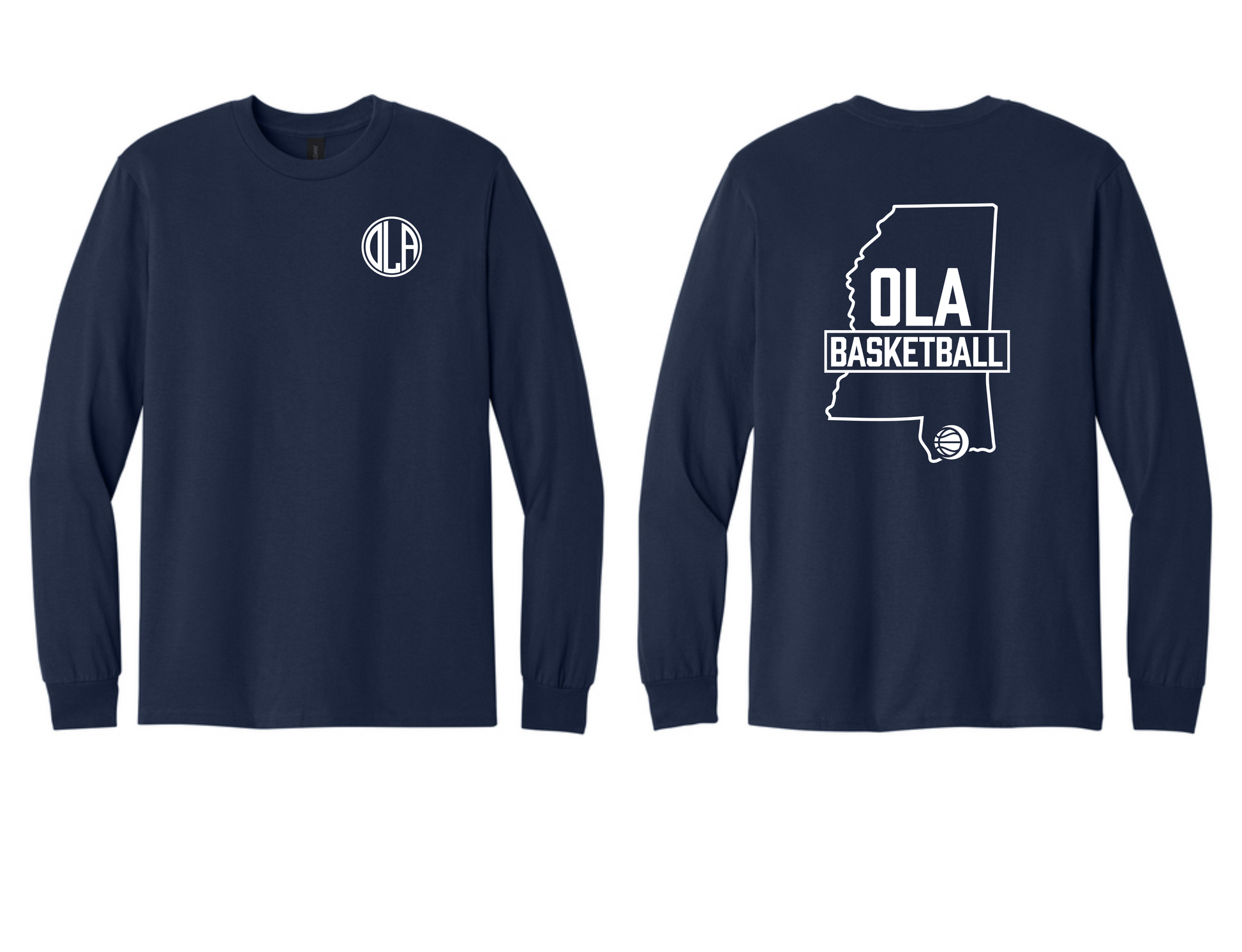 OLA MS Outline Design Long Sleeve Dry Fit image 0