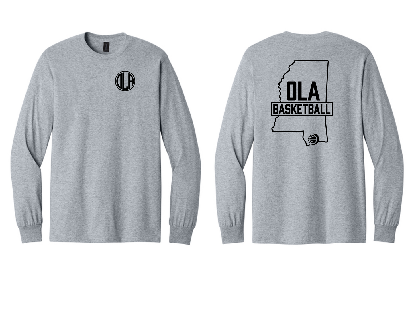 OLA MS Outline Design Long Sleeve Dry Fit image 2