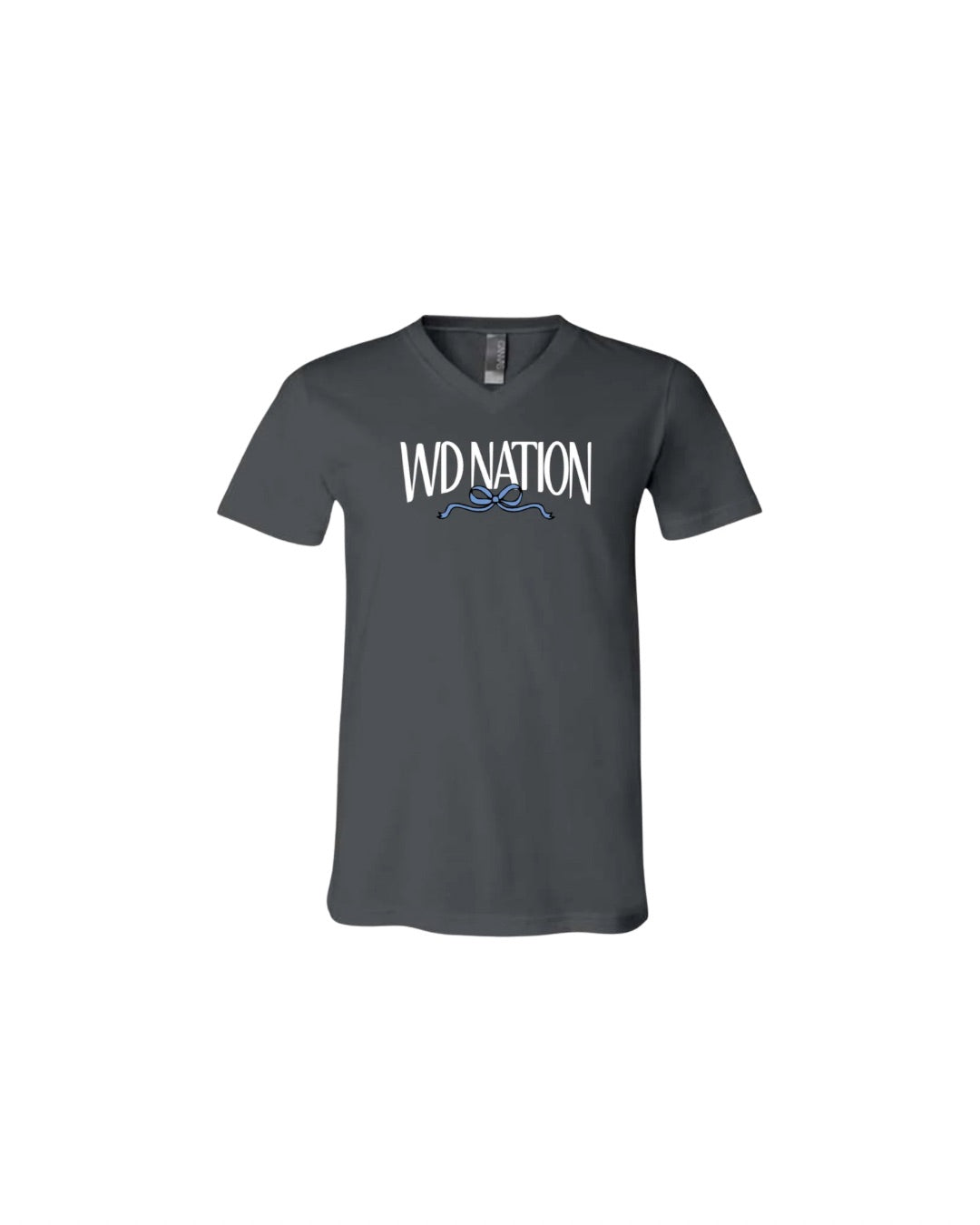 WD Nation Bow Print V-Neck image 1
