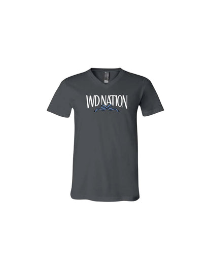 WD Nation Bow Print V-Neck image 1