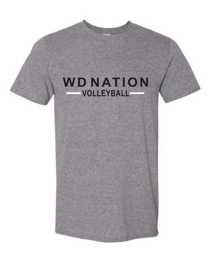WD Nation Volleyball Sport Tek Dry Fit Short Sleeve image 2