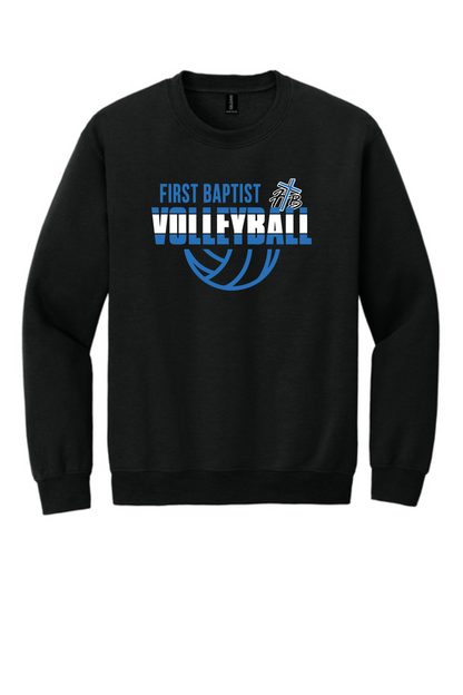 First Baptist Volleyball Crew Neck Sweatshirt