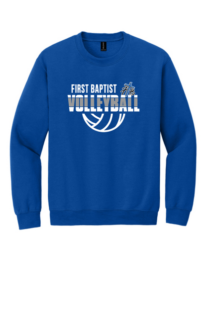 First Baptist Volleyball Crew Neck Sweatshirt