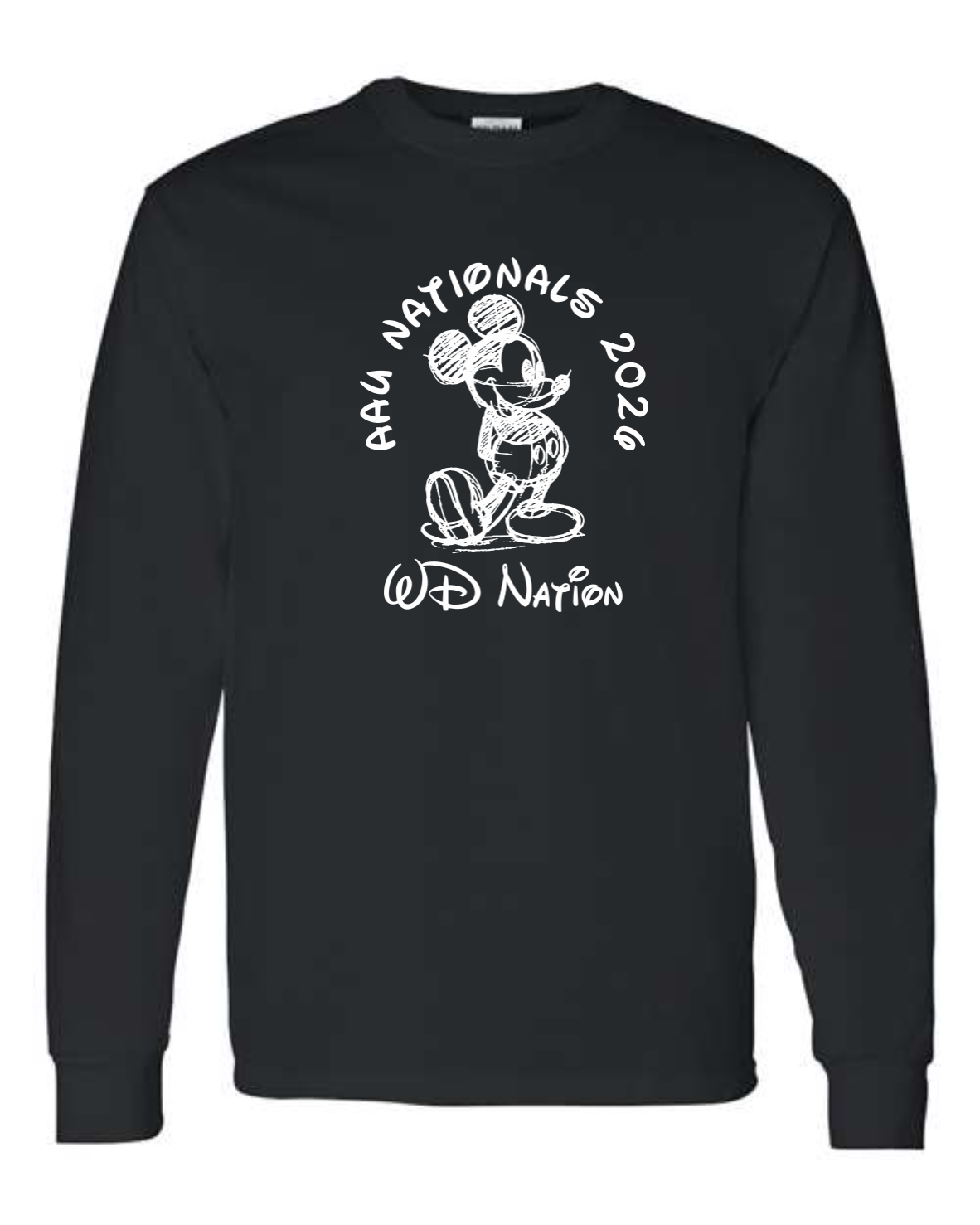 WD AAU National Gildan long sleeve image 1