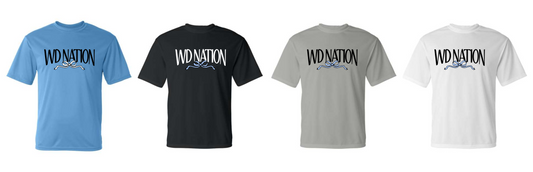 WD Nation Bow print Sport Tek dry fit short sleeve image 0