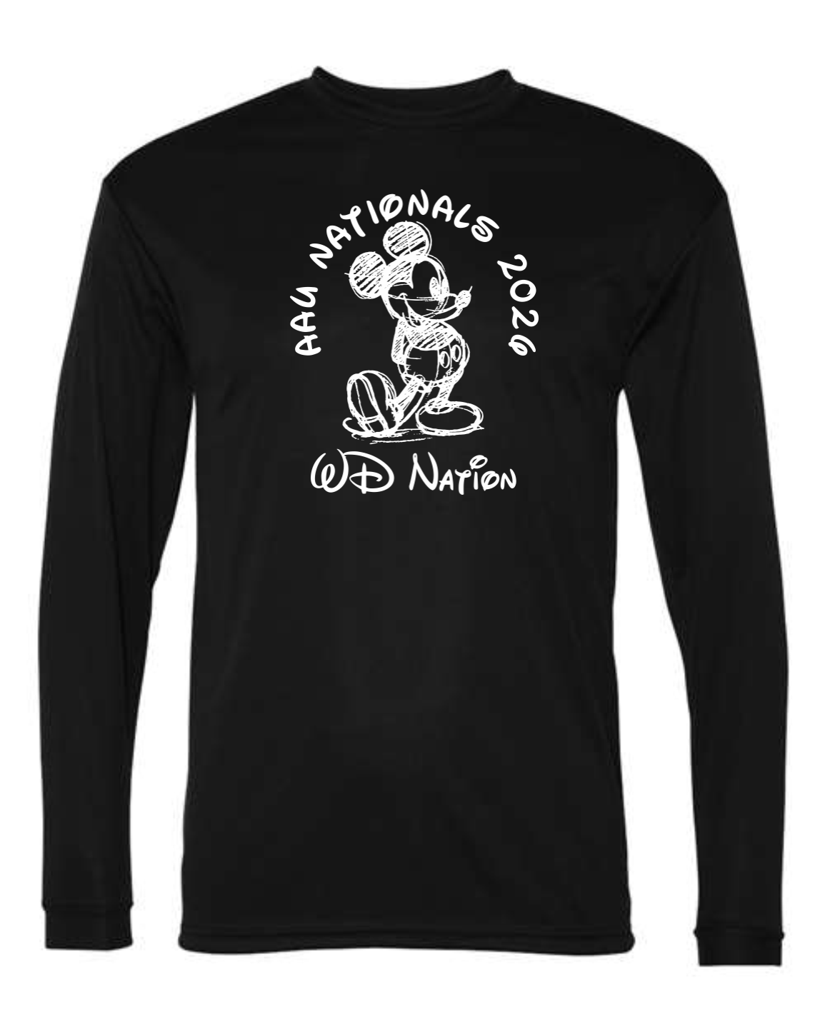 WD AAU National Sport Tek dry fit long sleeve image 2