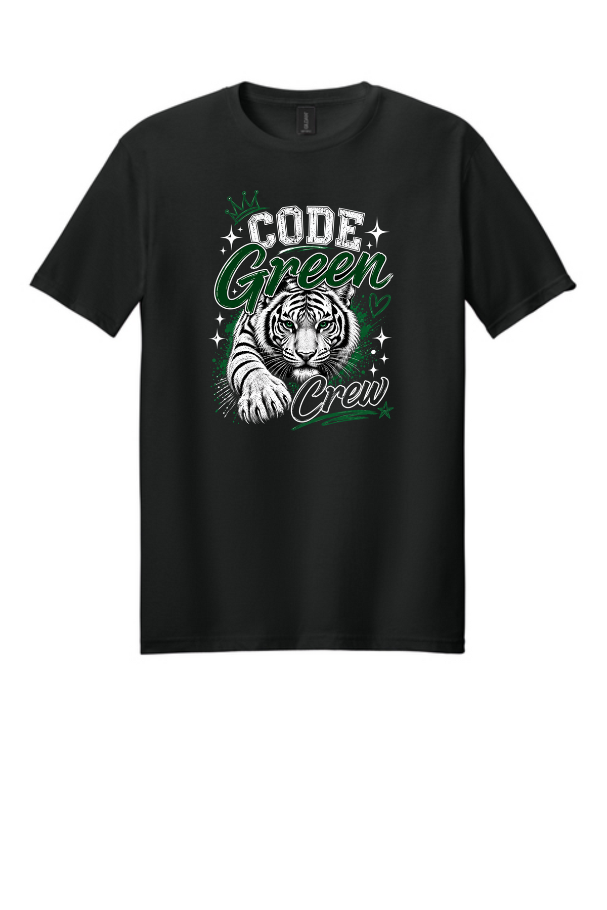 SHS Code Green Cotton T Tiger Paw