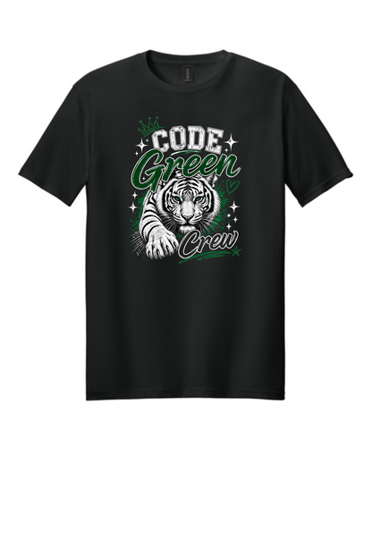SHS Code Green Cotton T Tiger Paw