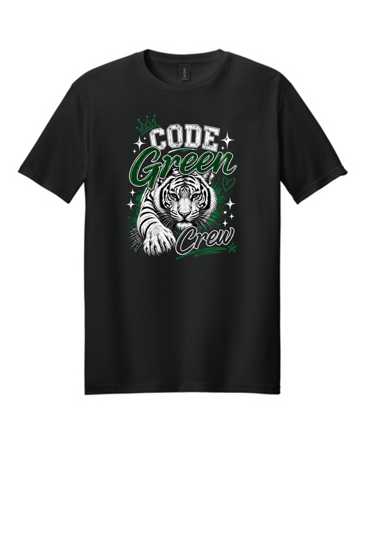 SHS Code Green Cotton T Tiger Paw
