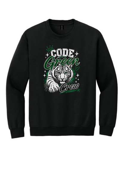 SHS Code Green Long Sleeve Cotton Tiger Paw