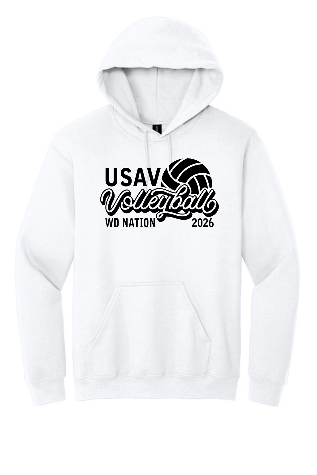 WD USAV Gildan Hoodie image 2
