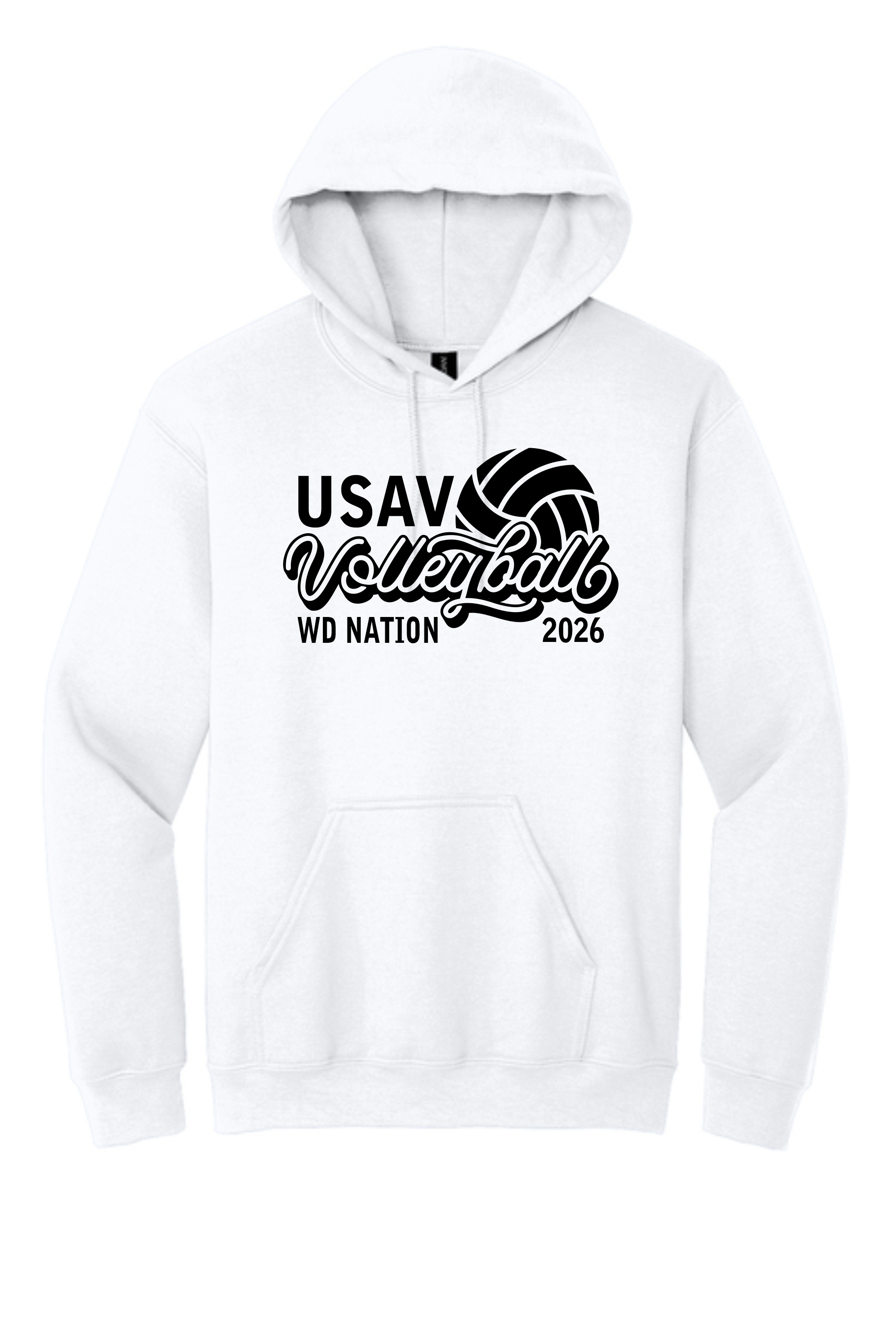 WD USAV Gildan Hoodie image 2