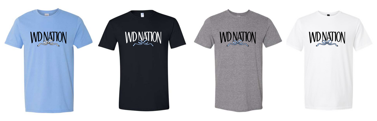 WD Nation Bow print gildan short sleeve image 0