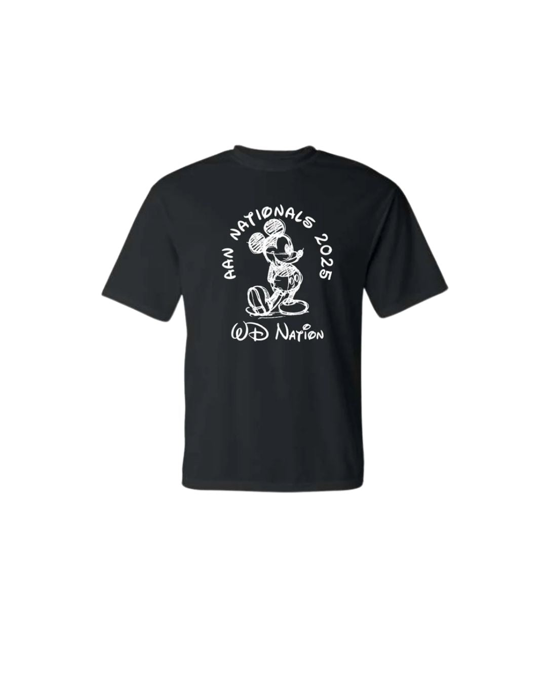 WD Nation Mickey Print C2 Dry Fit Short Sleeve image 3