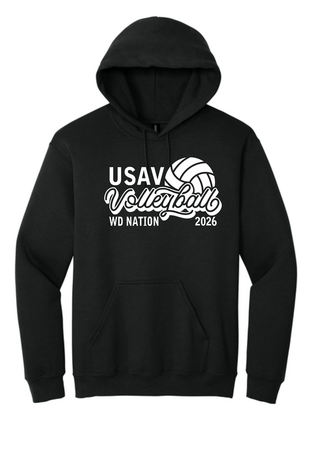 WD USAV Gildan Hoodie image 3