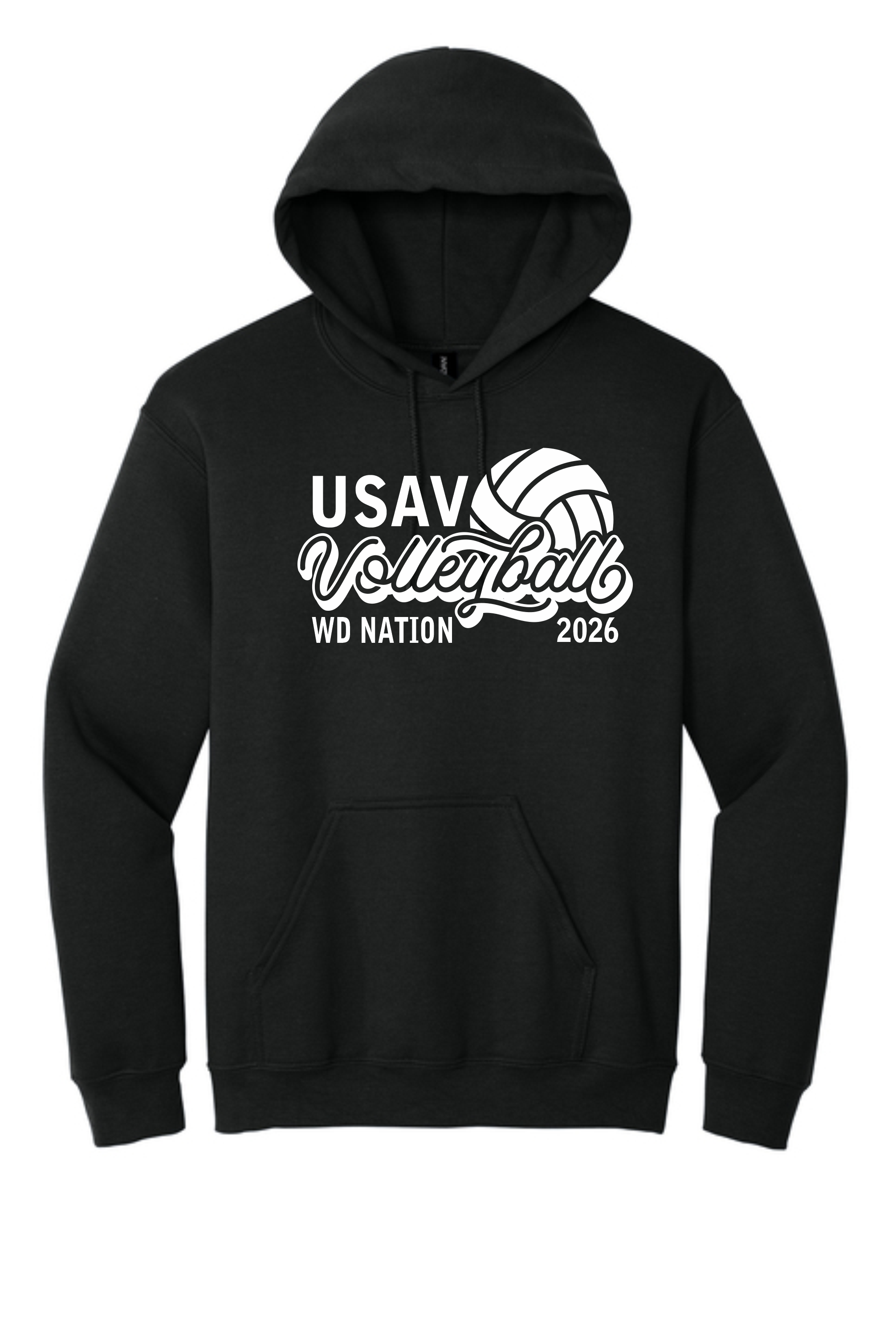 WD USAV Gildan Hoodie image 3