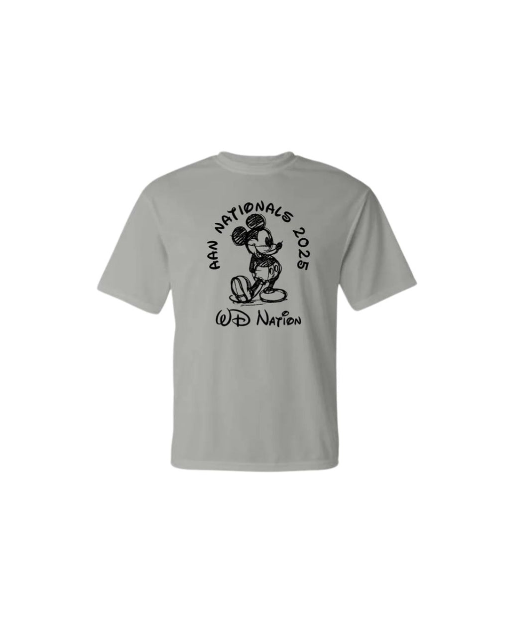 WD Nation Mickey Print C2 Dry Fit Short Sleeve image 0
