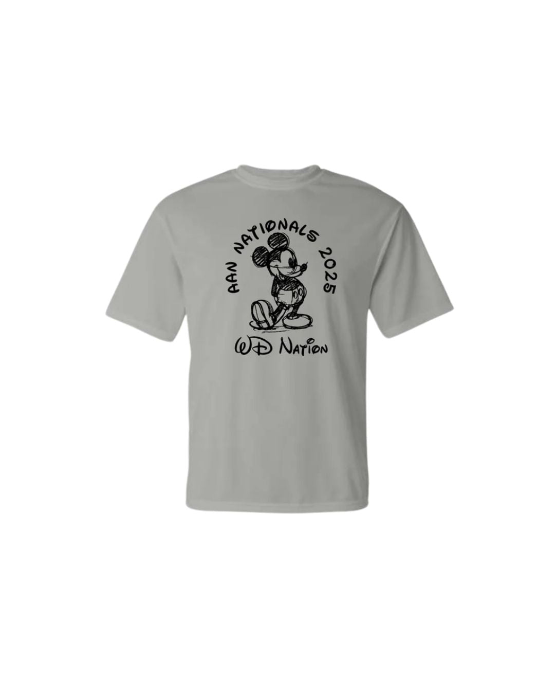 WD Nation Mickey Print C2 Dry Fit Short Sleeve image 0
