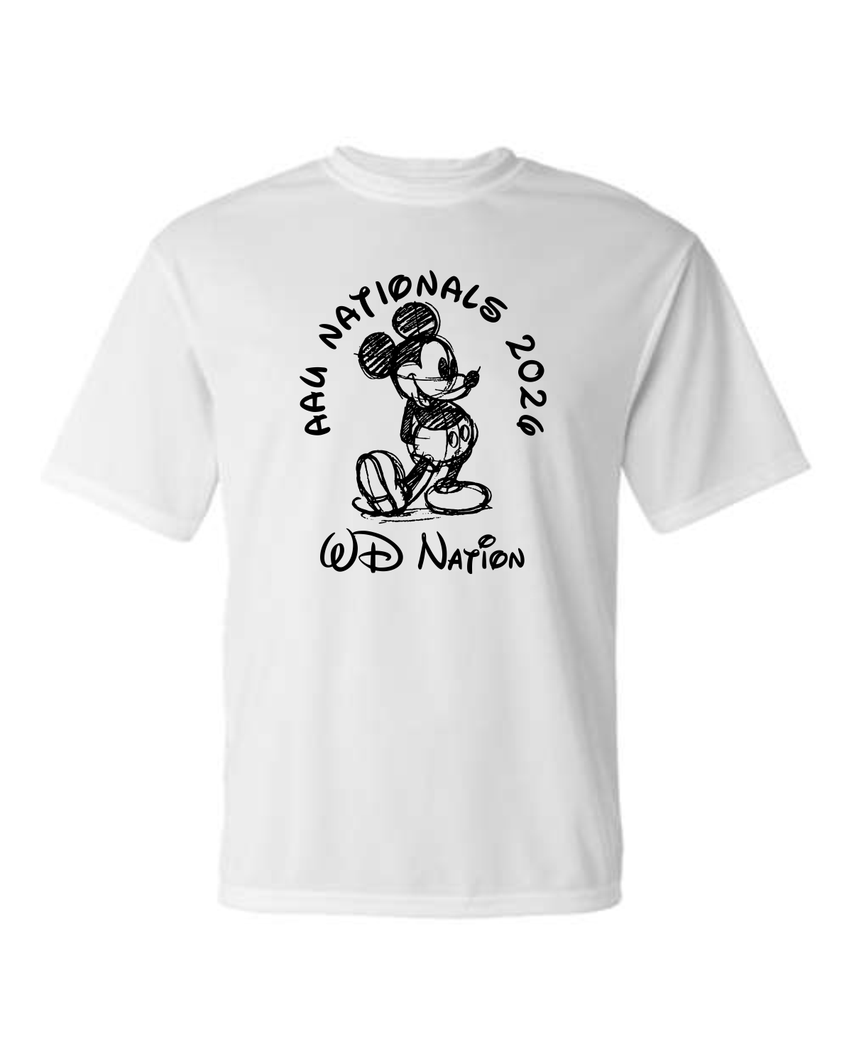 WD AAU Nationals Sport Tek dry fit short sleeve image 1