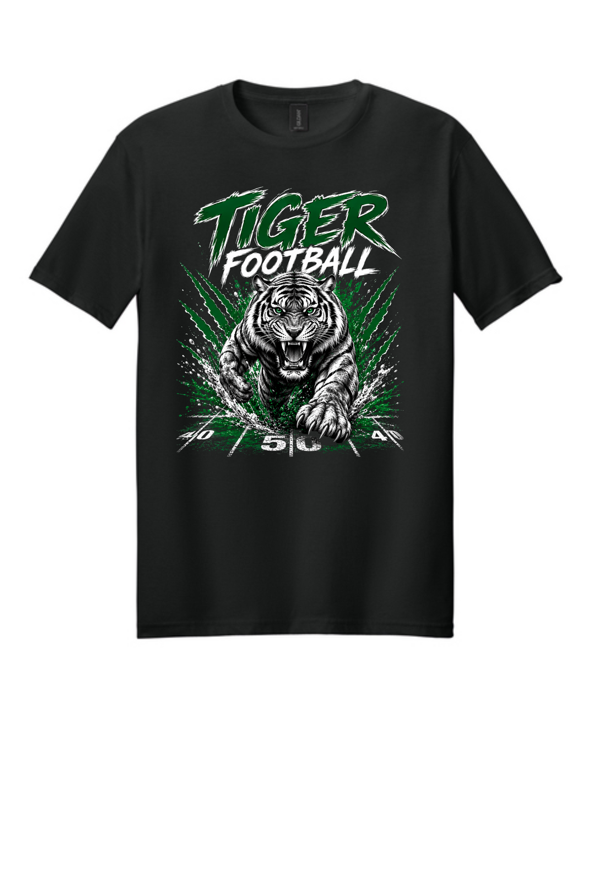 SHS Code Green Cotton T Football